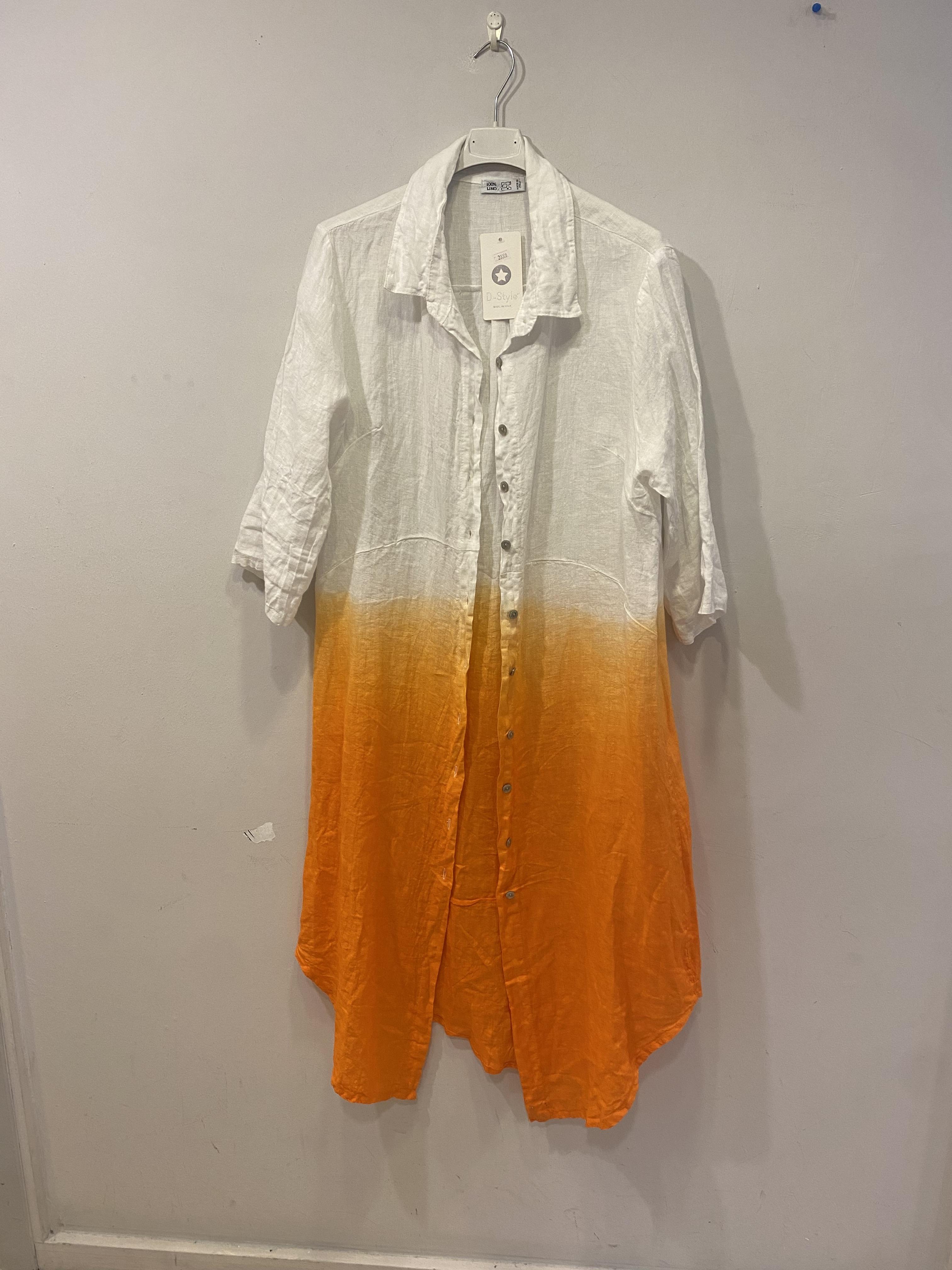 İ38-46 beden uyumlu truvakar kollu önden düğmeli gam keren dış kap veya gömlek elbise